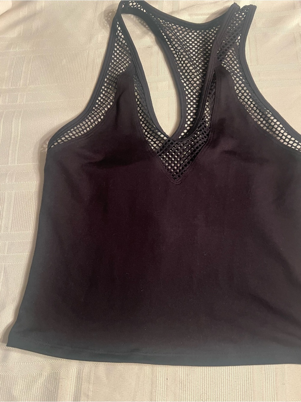 Bombshell Sportswear cropped tank size small- new without tags